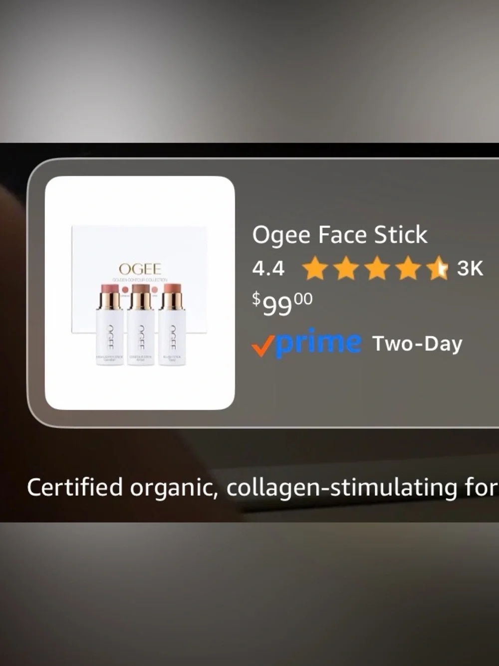 Ogee crystal contour